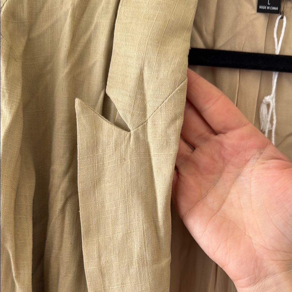 Lumiere Beige Women's Blazer - Picture 6 of 7